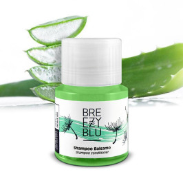SHAMPOO & HAIR CONDITIONER   "BREEZY BLU" 26 ml bottle