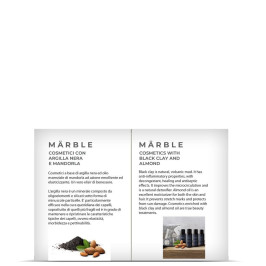ADVERTISING CARD   "MARBLE" cosmetics
