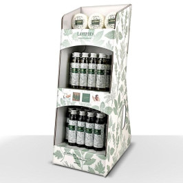 TABLE DISPLAY   for "LAVERDE" cosmetics