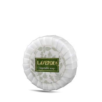BAR SOAP   "LAVERDE" pleat wrapped - 30 gr