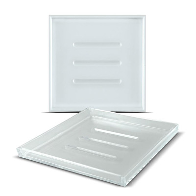 SOAP DISH   transparent plastic