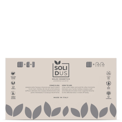 leaflet per set cortesia eco-friendly cosmetici solidi