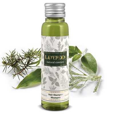 SHAMPOO with sage extract   "LAVERDE" 32 ml bottle