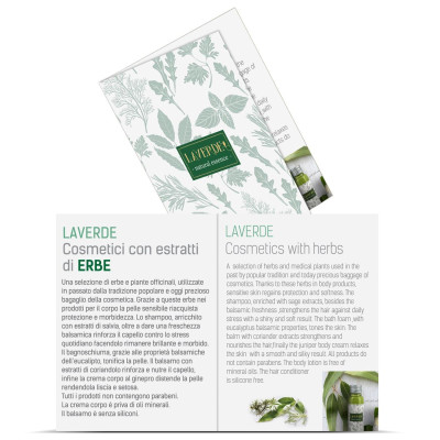 ADVERTISING  CARD   "LAVERDE"