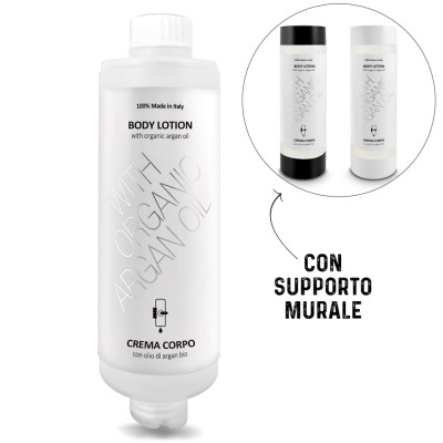 crema corpo dispenser per hotel press wash ricaricabile