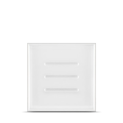 SOAP DISH   white plastic