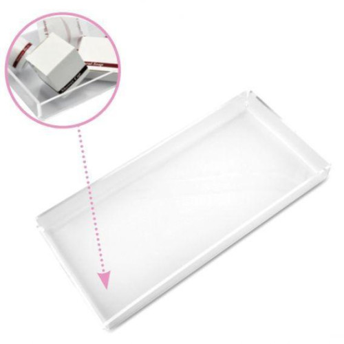 tray for hotel amenities   plexiglas - 18x10 cm