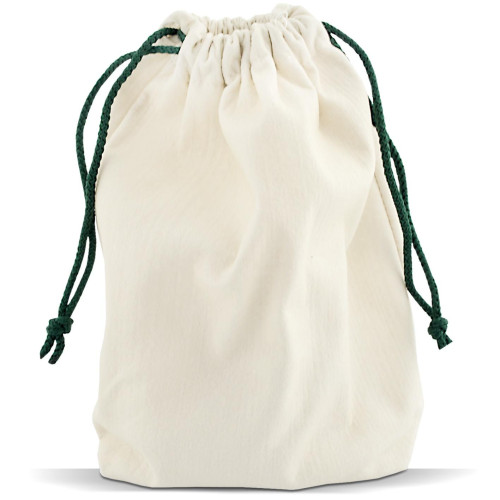 hotel amenity bag   microfiber - ivory