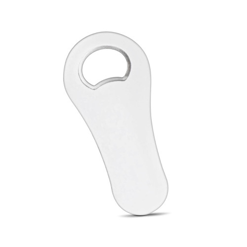 white bottle opener   standard