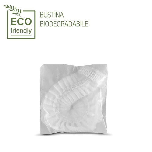 biodegradable shower cap   biodegradable pack 7x7 cm