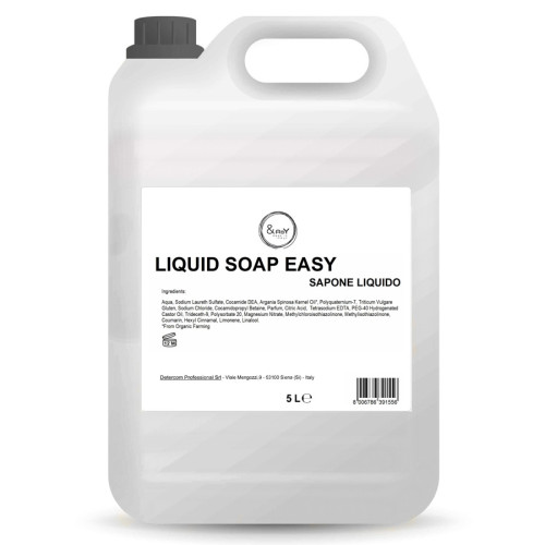 tanica per ricarica dispenser sapone liquido argan per hotel