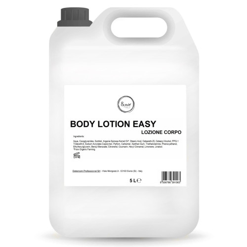 tanica per ricarica dispenser body lotion argan per hotel